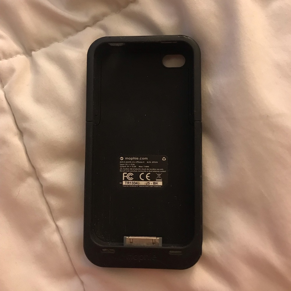 iphone 4 mophie charging case